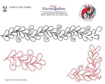 Pantógrafo Lindas Curly Feather de Linda V. Taylor