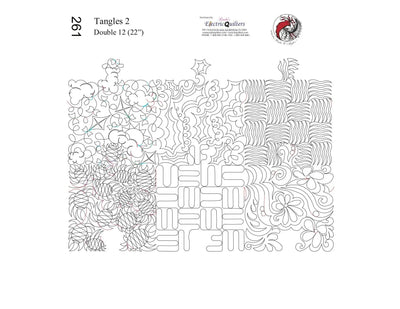 261 Tangles 2 Pantographe par Linda V. Taylor