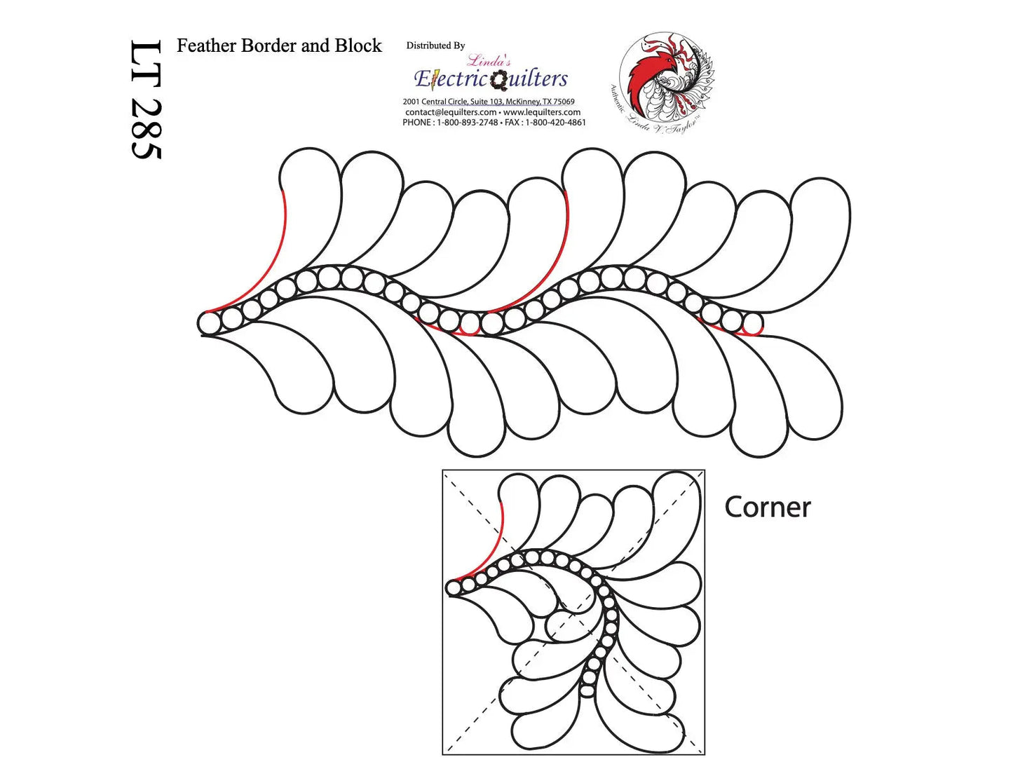 Pantógrafo de Borde de Plumas 285 por Linda V. Taylor