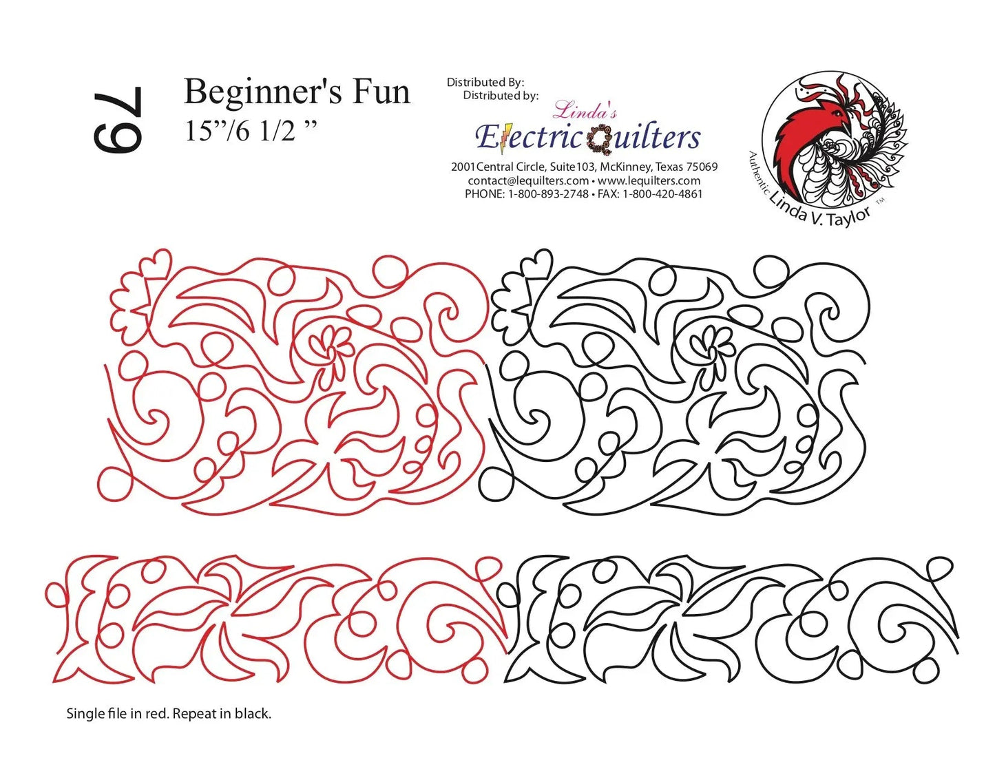 Beginners Fun Pantograph by Linda V. Taylor