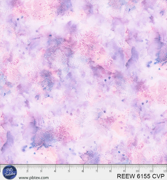 Tissu Large de Coton 108" Sous-Marin Lavande