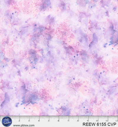 Lavender Underwater Reef 108" Cotton Wideback Fabric