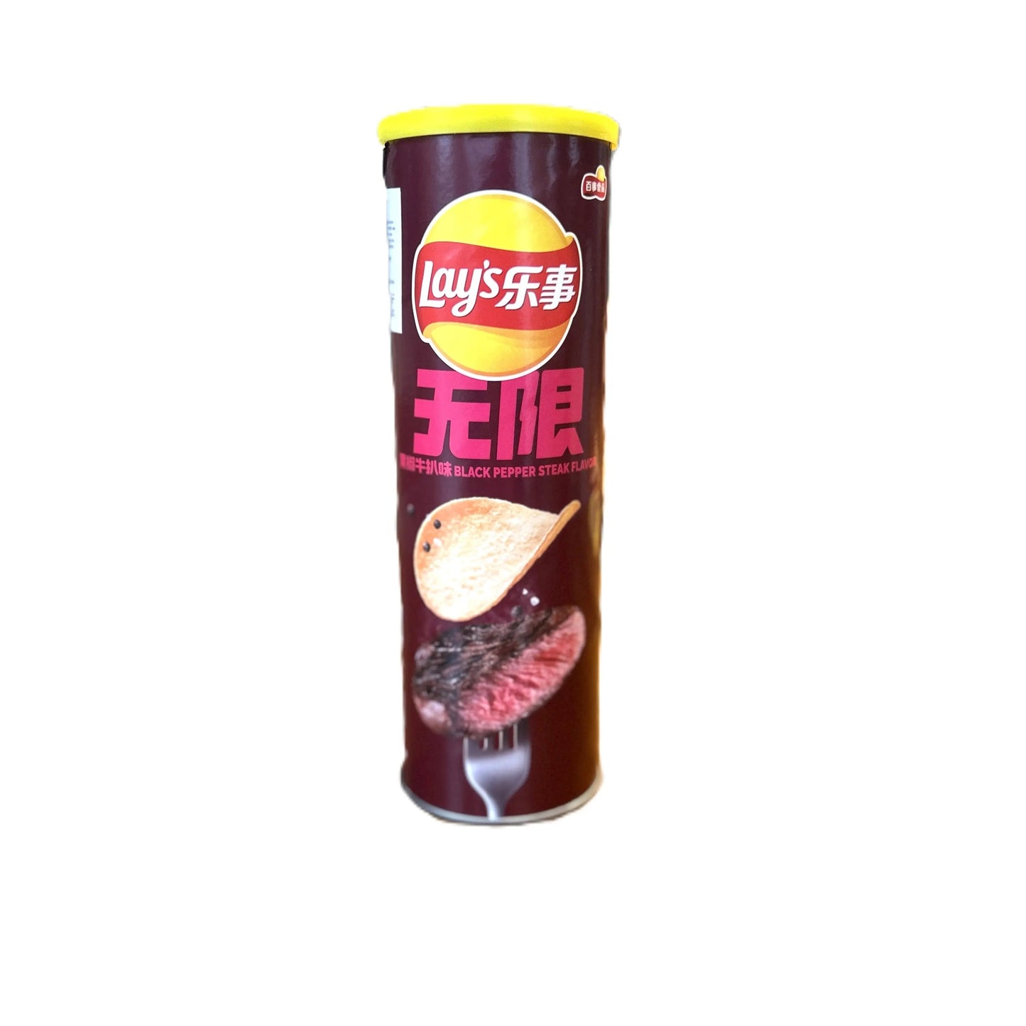Papas fritas Lay’s sabor a bistec con pimienta negra - Lata