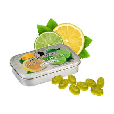 Dr Doolittle's Lemon-Lime Sugarfree Pastilles - 25 Count