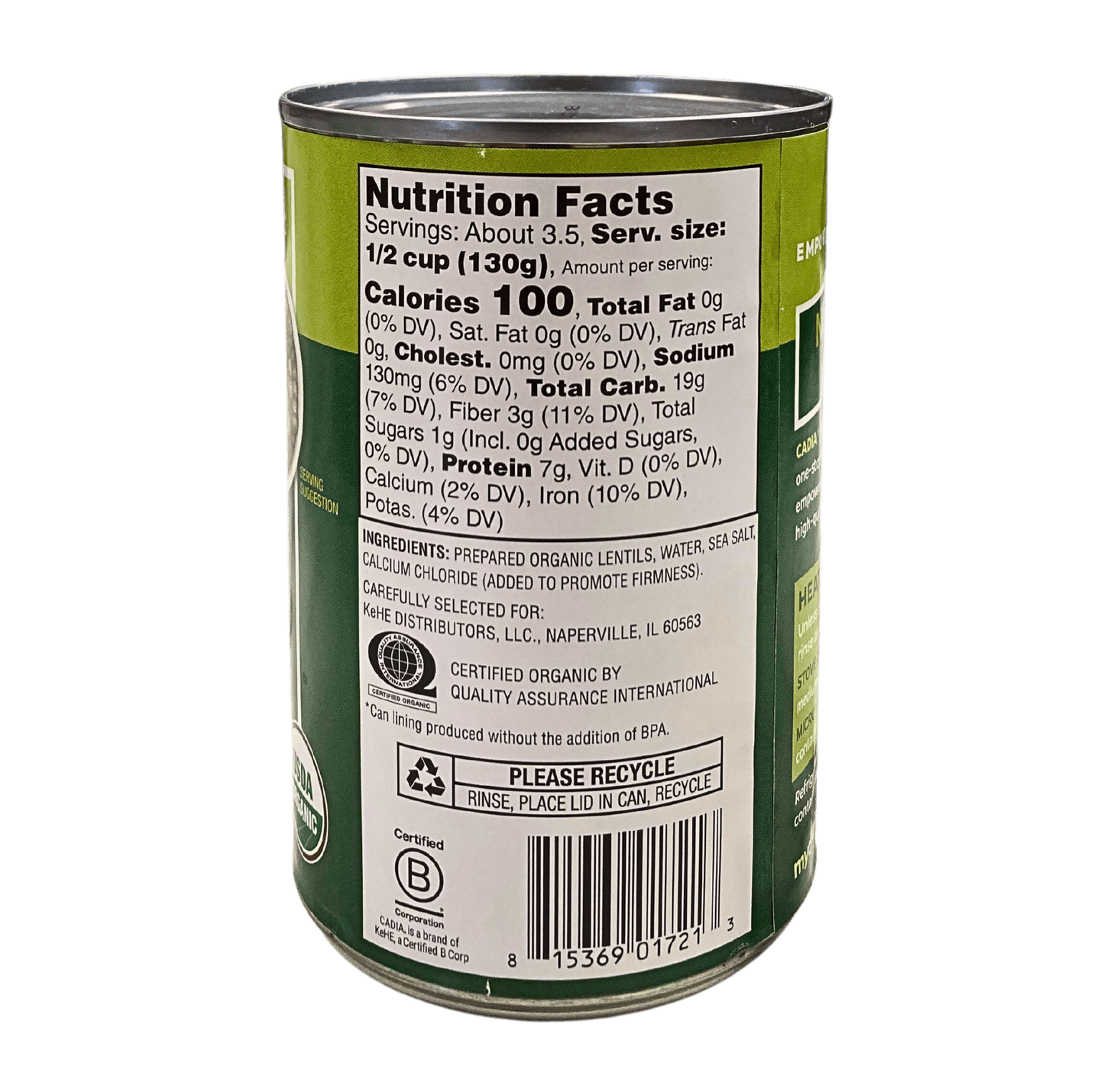 Organic Cadia Lentils - Nutritious & Flavorful Beans - Korvel