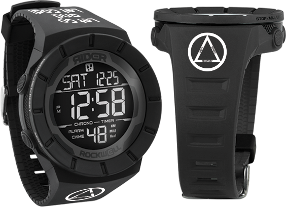 Coliseum Fit™ (Phantom Black) Recovery Watch - Conqueror's Timepiece - Korvel