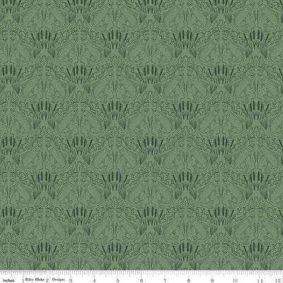 Let's Wander First Catch Sage Cotton Fabric - 43"/44" Per Yard