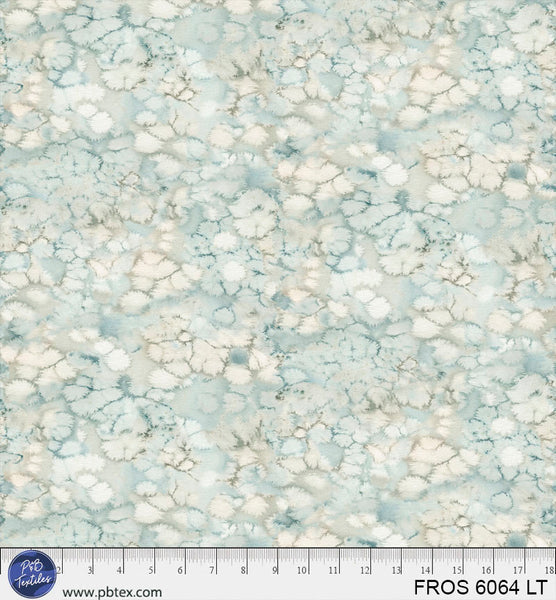 Tissu en coton teal clair / aqua gelé - 44"/45" par yard