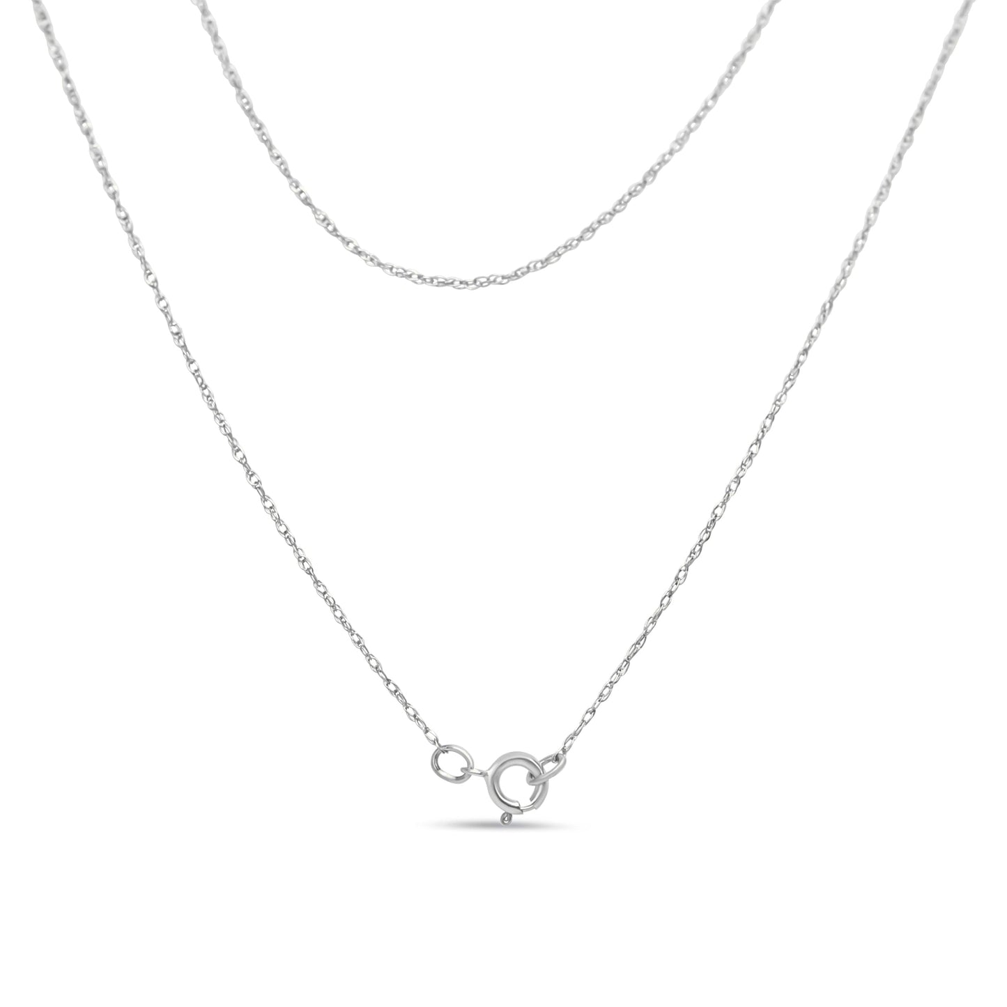 Collier Pendentif Verrou en Argent Sterling 0,25 ct