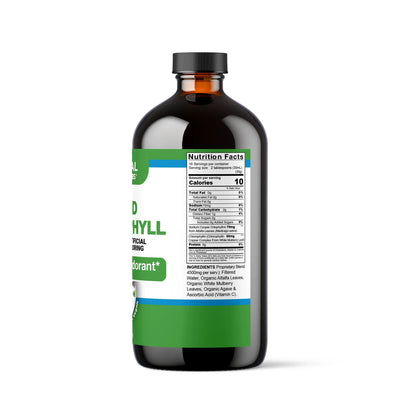 Organic Liquid Chlorophyll - Alfalfa & White Mulberry Formula