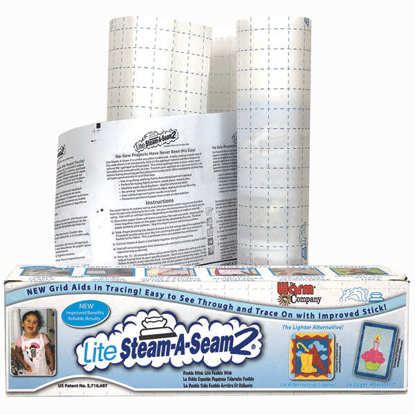 Lite Steam-A-Seam 2 18" x 25 YD - Web fusible léger pour la couture