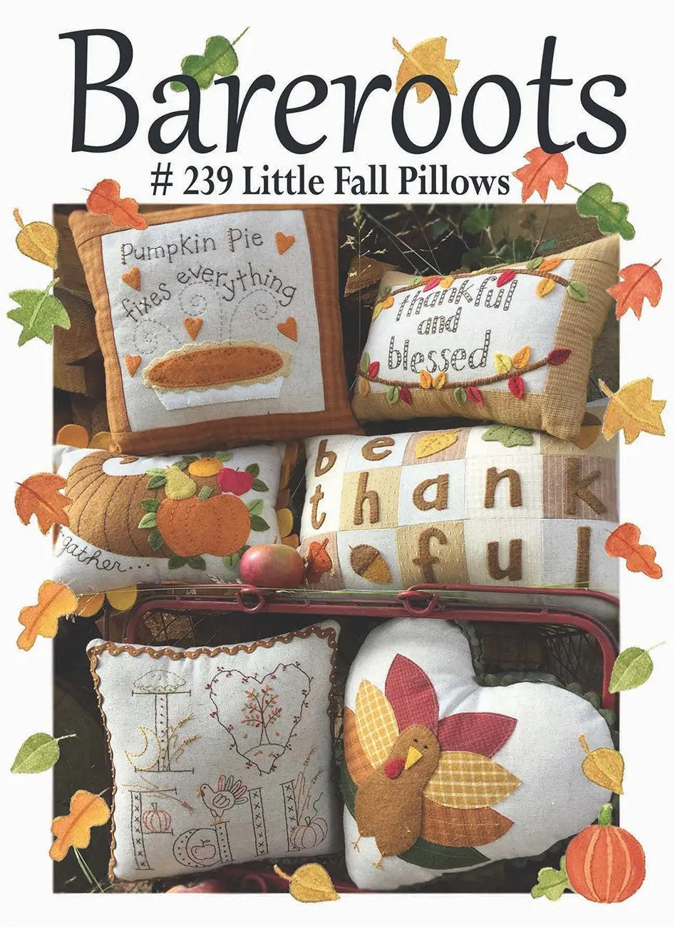 Patrón de Manualidades de Cojines de Otoño Pequeños