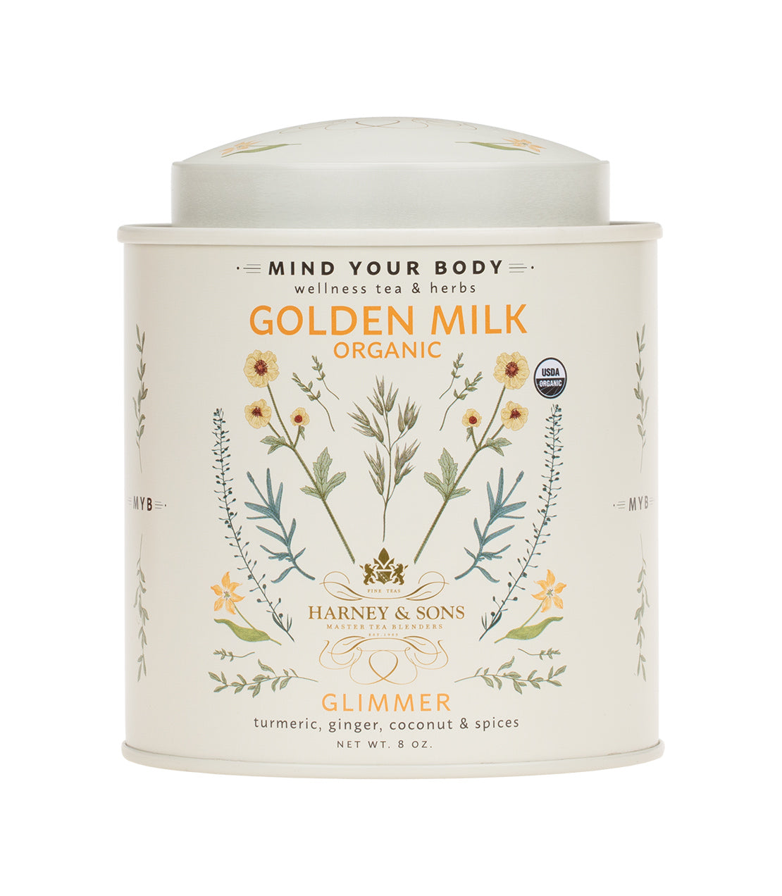 Leche Dorada Orgánica – Mezcla de Bienestar Glimmer