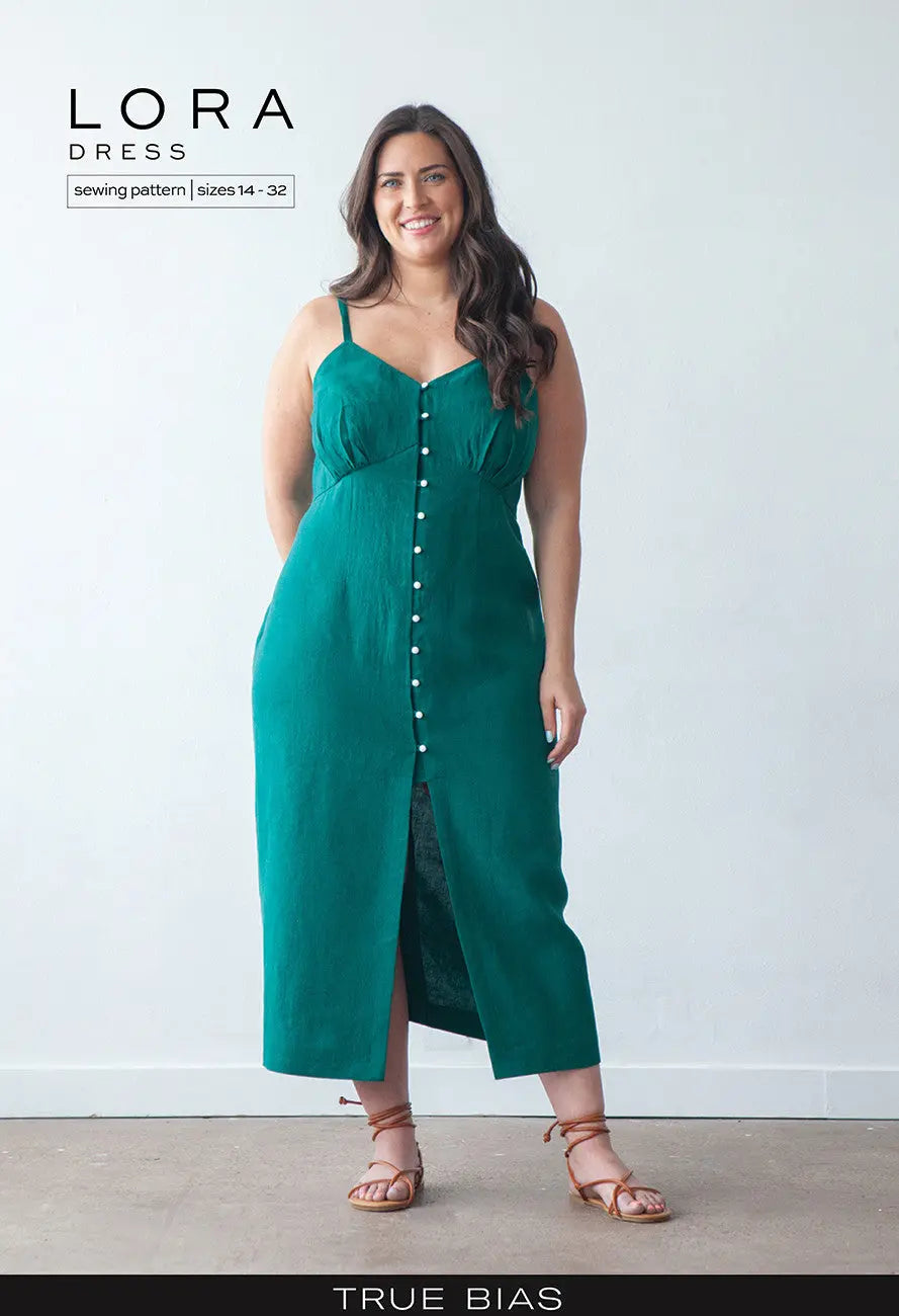 Lora Dress Sewing Pattern (Sizes 14-32)