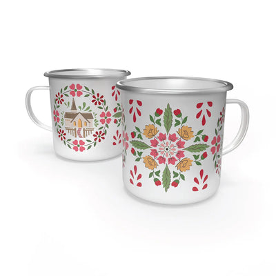 Mug en Émail Lori Holt Home Town Holiday