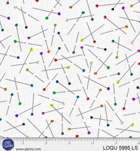 Tela Gris Claro Love of Quilting - 44"/45" por Yarda