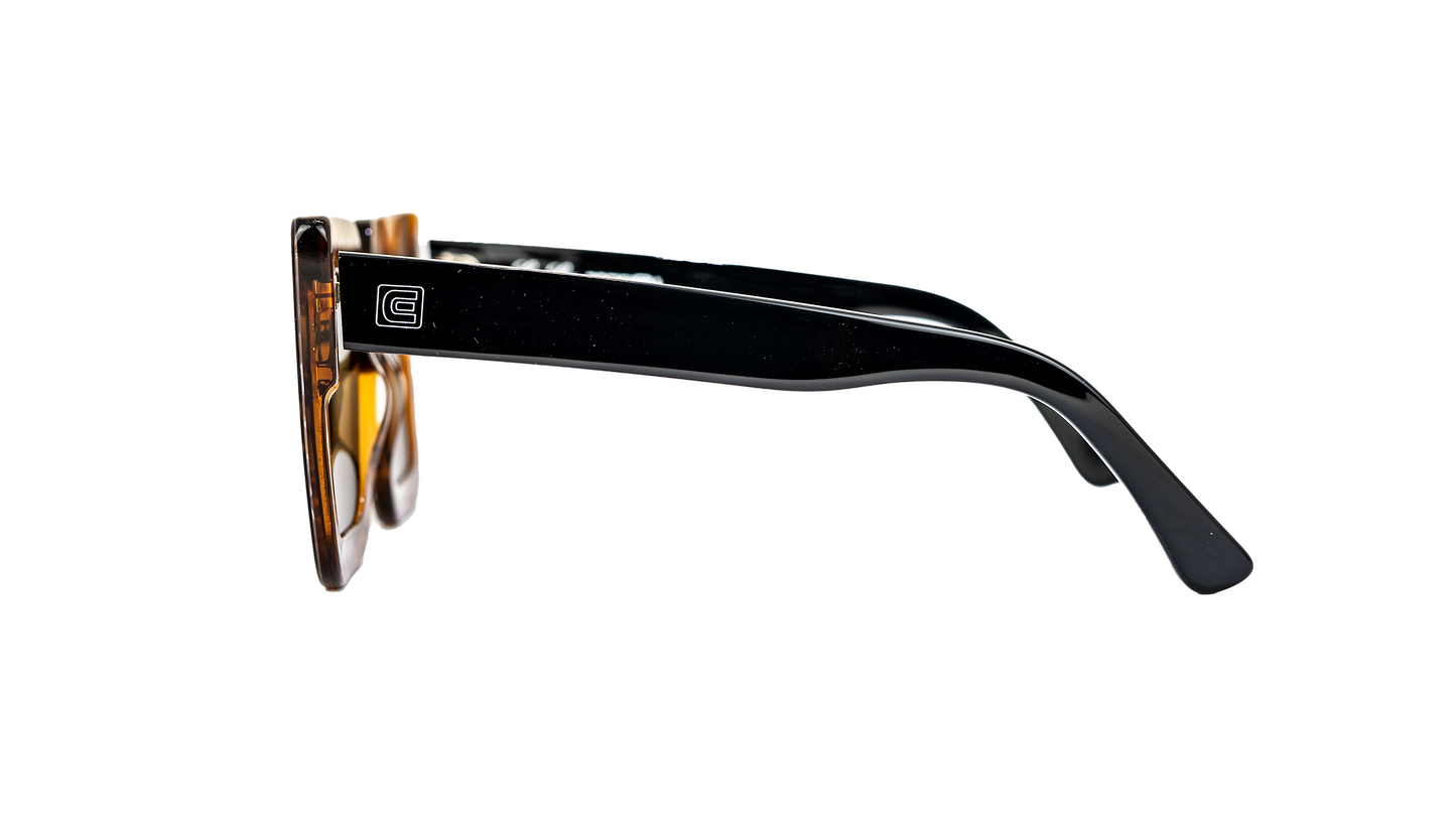 Gafas de sol Lulu con estampado de leopardo