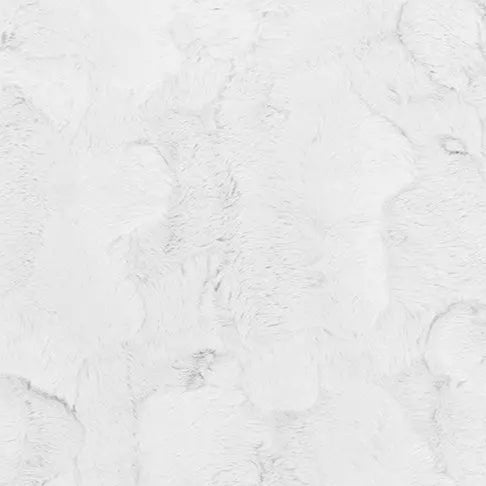 Tissu Luxe Cuddle Hide Snow au mètre