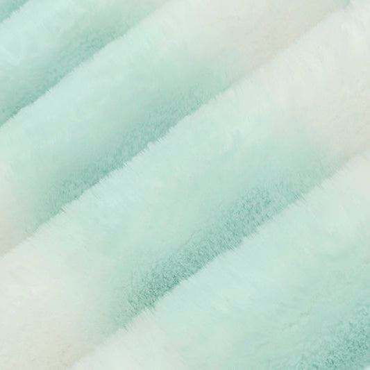 Tissu Luxe Cuddle Chinchilla Arctique Seaglass par Yard
