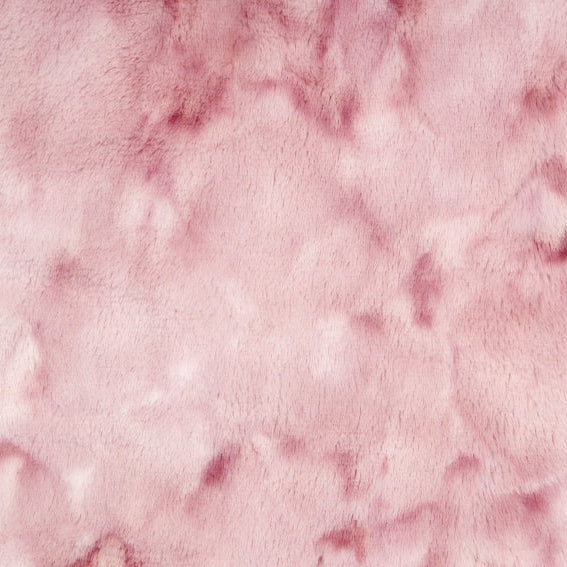 Tejido de Conejo Luxe Cuddle de Agua de Rosa - 58"/60" por Yarda