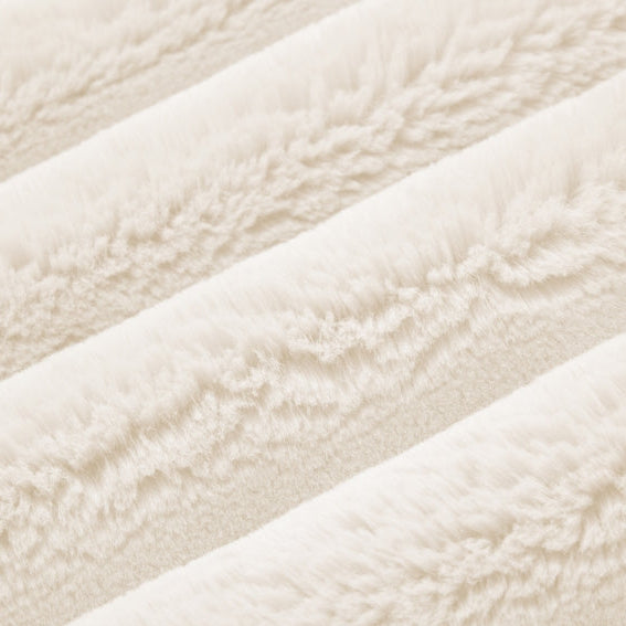 Luxe Cuddle Bunny Pearl Fabric - 58"/60" per Yard