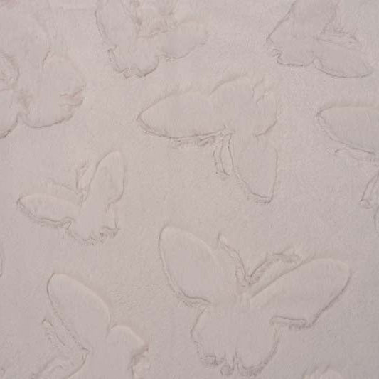 Luxe Cuddle Butterfly Pearl Fabric - Soft & Elegant