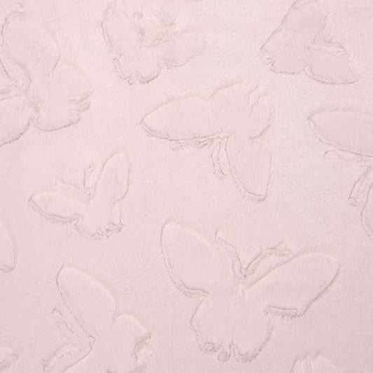 Luxe Cuddle Butterfly Tutu Pink Fabric - 58" to 60" per Yard