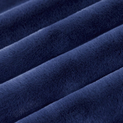 Tela Luxe Cuddle Encore Navy - 58"/60" por Yarda