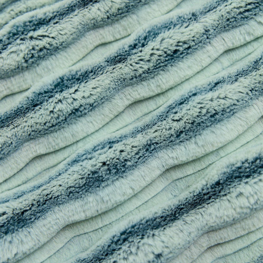 Luxe Cuddle Frosted Oceana Spruce/Ice Fabric - 58"
