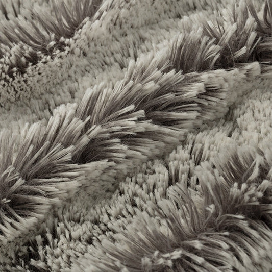 Luxe Cuddle Frosted Shaggy Graphite Fabric - 58"/60" per Yard