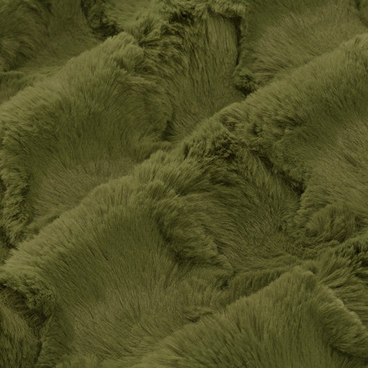 Tela Luxe Cuddle Glacier Moss de 58" por yarda