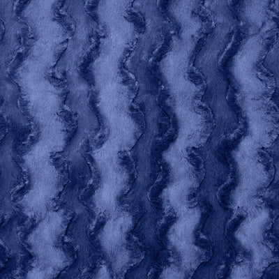 Luxe Cuddle Glacier Navy Fabric - 58" Wide per Yard