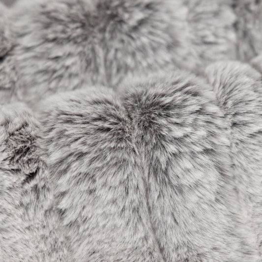 Tissu Luxe Cuddle Iced Vienna Graphite - 58" de large