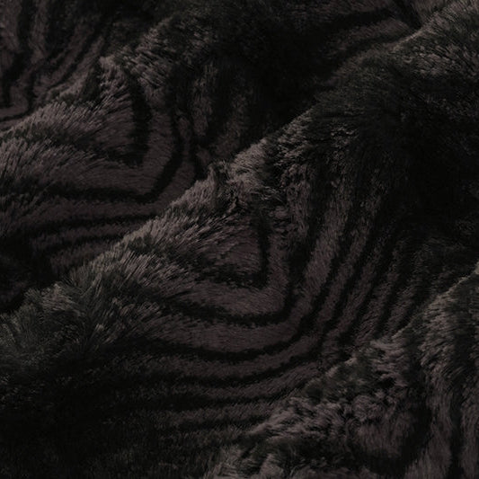 Black Luxe Cuddle Mamba Fabric - 58"/60" per yard