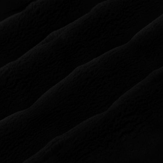 Luxe Cuddle Marbella Tela Negra - 58" de Ancho