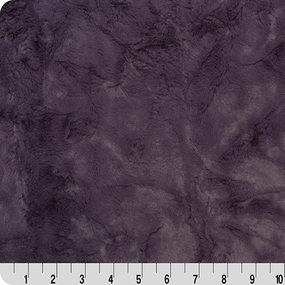Luxe Cuddle Marble Grapemist 58" Fabric per Yard