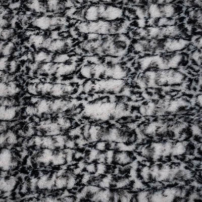 Tela de Cheetah Milan Luxe Cuddle de Perla Negra por Yarda