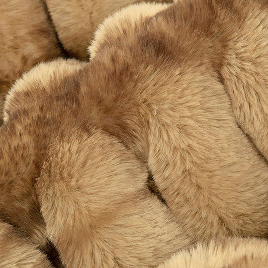 Tela Luxe Cuddle Milan Enzo Mocha - 58" de ancho