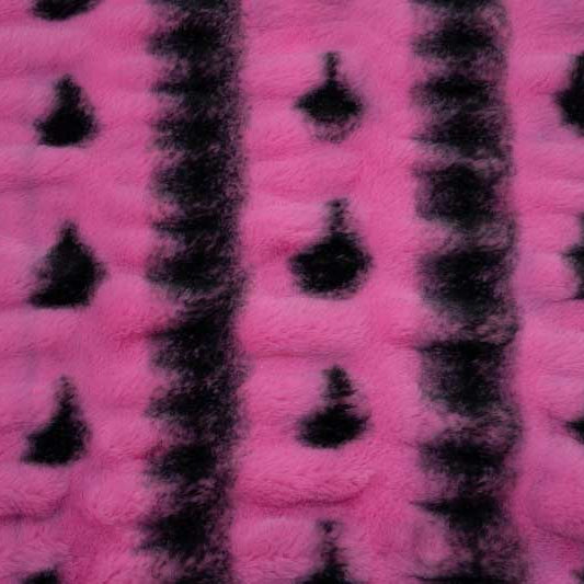 Luxe Cuddle Milan Luca Think Pink Fabric per Yard
