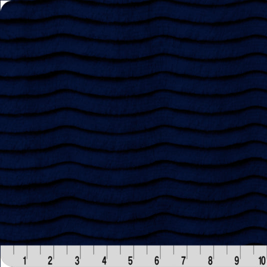 Luxe Cuddle Oceana Navy Fabric - 58" Wide