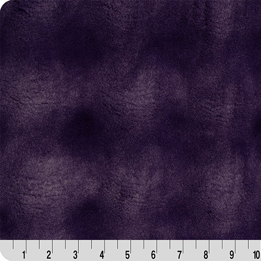 Tissu en velours violet Luxe Cuddle Powderpuff - 58" de large