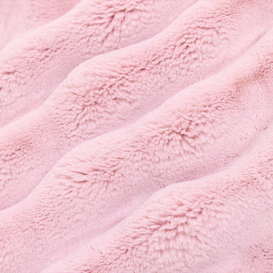 Luxe Cuddle Powderpuff Rosewater Fabric - 58" Wide
