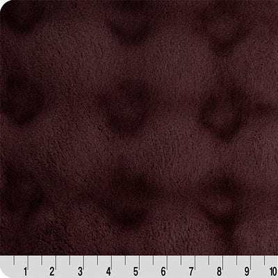 Tela Luxe Cuddle Powderpuff Color Pasas - 58" de Ancho