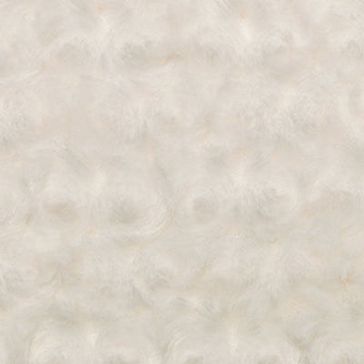 Tissu Luxe Cuddle Rose Ivoire - 58" de large, vendu au mètre