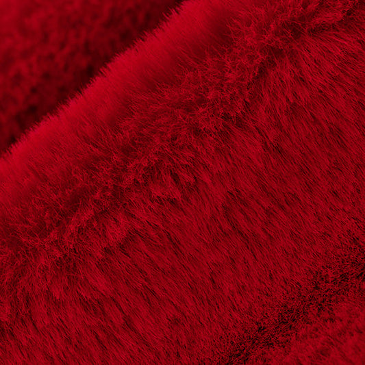 Luxe Cuddle Seal Cardinal Fabric - 58"/60" per Yard