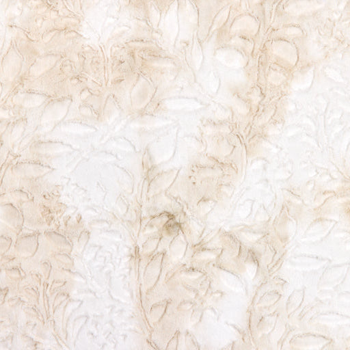 Tela de Luxe Cuddle Sorbet Poppy con Acabado Perlado - 58" de Ancho