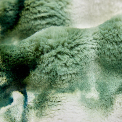 Luxe Cuddle Sorbet Powderpuff Forest Fabric - 58"