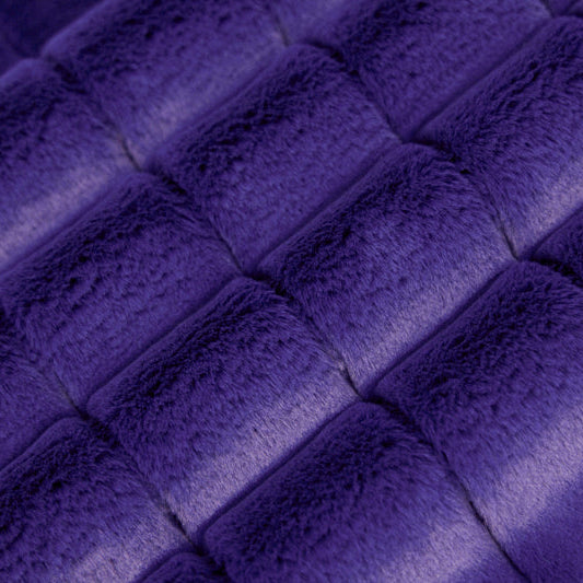 Tela Luxe Cuddle Sydney en color berenjena - 58" de ancho