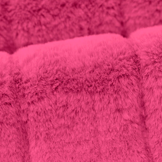Tissu Luxe Cuddle Sydney Fuchsia - 58" de large