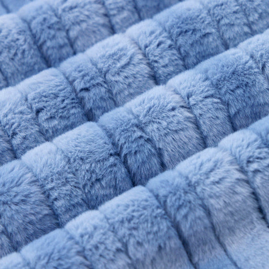 Luxe Cuddle Vienna Denim 58" Fabric per Yard